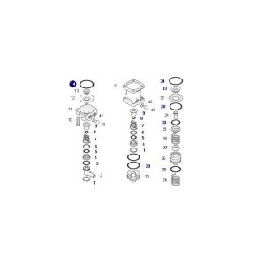 JGO. DE REPARACION PEDALERA KNORR-BREMSE II15189